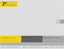 Tablet Screenshot of jasonwyattproductions.com